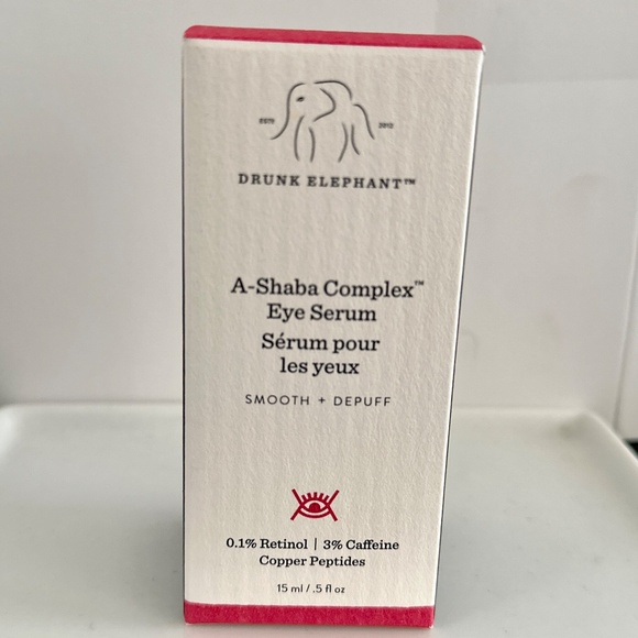 Drunk Elephant A-Shaba Complex Eye Serum .5 fl oz/ 15 mL NEW UNUSED BOXED - Picture 2 of 9